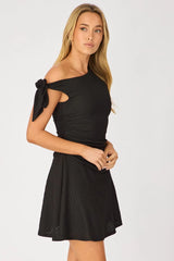 Black Off Shoulder Dress Mini