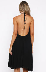 Heartbreaker Status Mini Dress Black