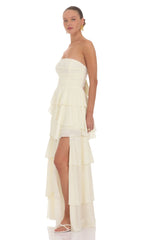 Stella Maxi Dress in Cream