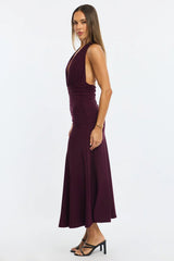 Red Halter Neck Dress