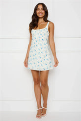 Cosmopolitan Chic Mini Dress Blue