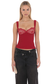 Sabrina Lace Top