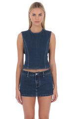 Kalyth Denim Skort
