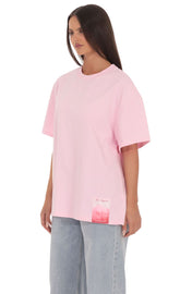 Graphic T-Shirt in Pink