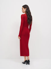 Rene Mesh Knit Dress