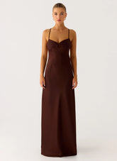 Joanie Maxi Dress - Chocolate