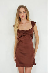 Sloane Tie Back Mini Dress