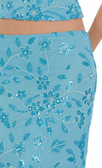 Lola Embellished Maxi Skirt