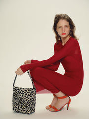 Rene Mesh Knit Dress