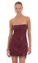 Kiara Embellished Mini Dress