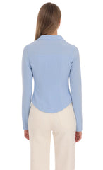 Evelyn Top in Blue