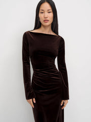Donya Velvet Dress
