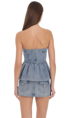 Isabel Denim Top