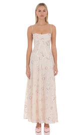 Liorenne Embroidered Maxi Dress