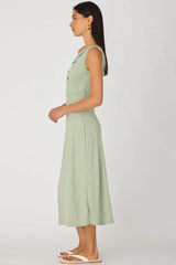 Green Off Shoulder Dress