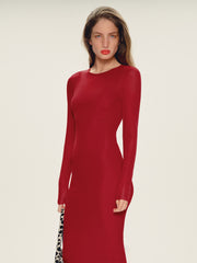 Rene Mesh Knit Dress