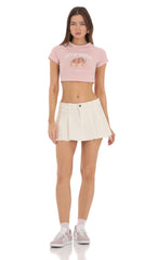 City of Los Angeles Graphic T-Shirt in Pink