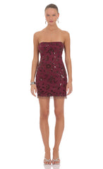 Kiara Embellished Mini Dress