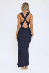 Lasting Luxuries Maxi Dress Navy