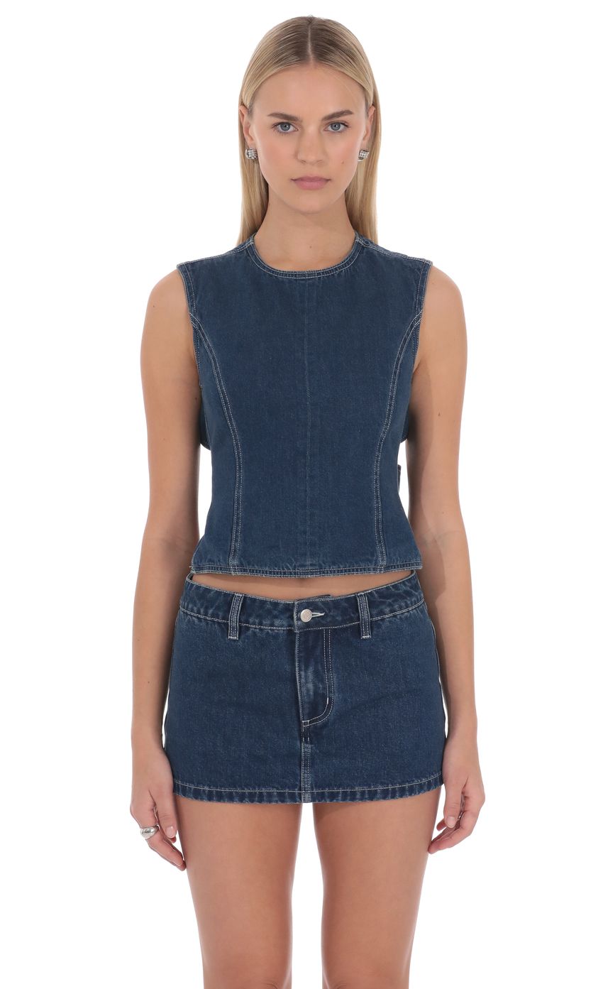 Kalyth Denim Skort