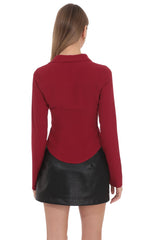 Evelyn Top in Red