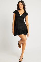 Black Mini Dress Lace
